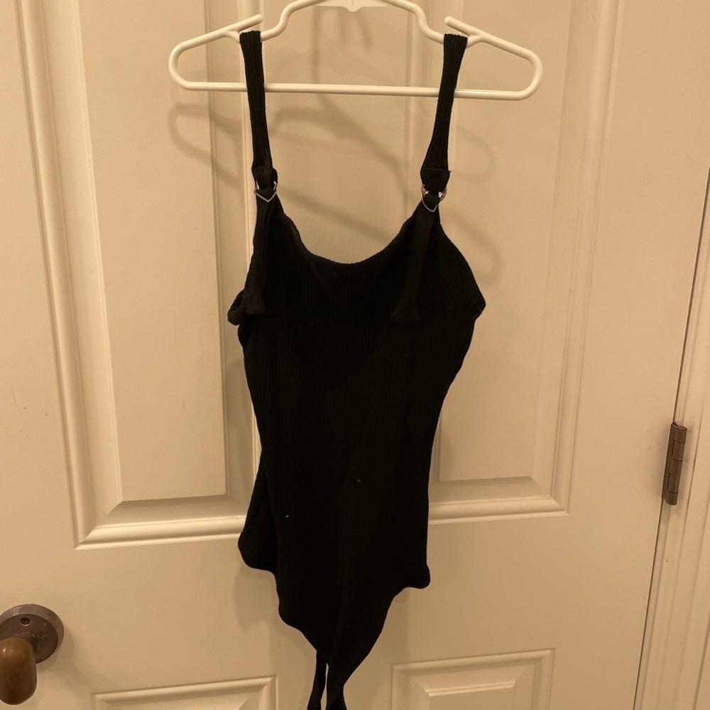 Simple Black Bodysuit